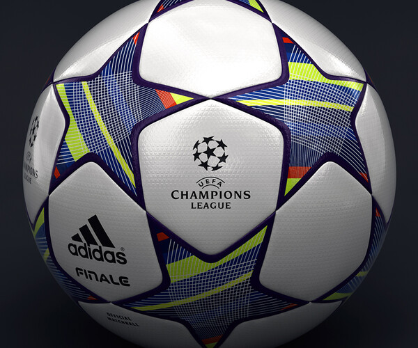 ArtStation UEFA Champions League Cup Trophy and Finale 12 Match Ball Game Assets