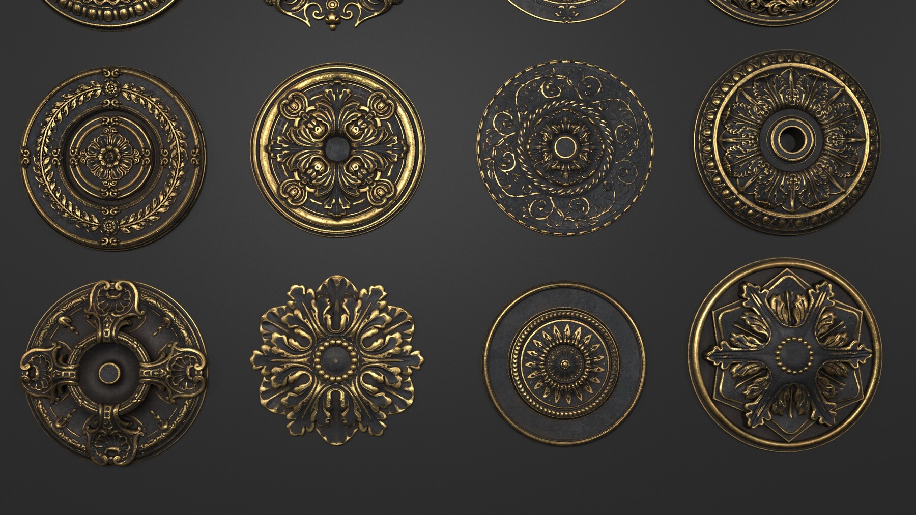 ArtStation - 4K Classical ceiling | Resources