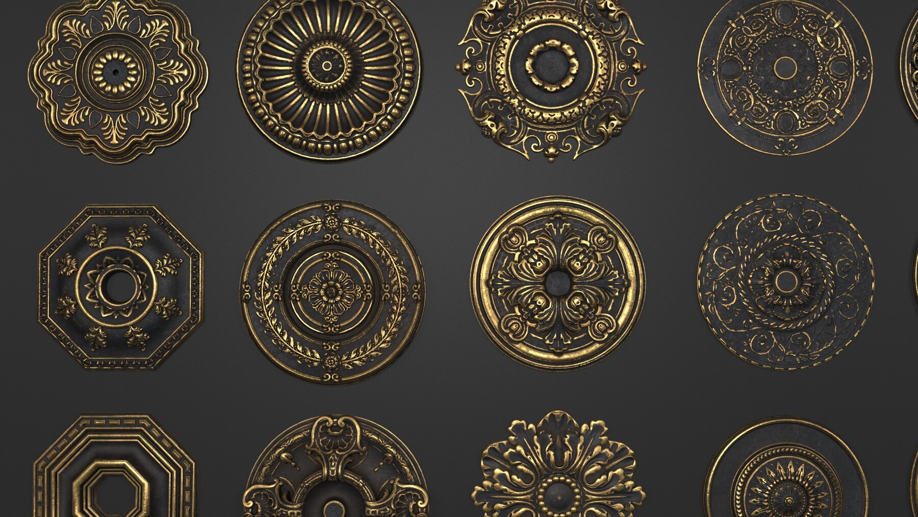 ArtStation - 4K Classical ceiling | Resources