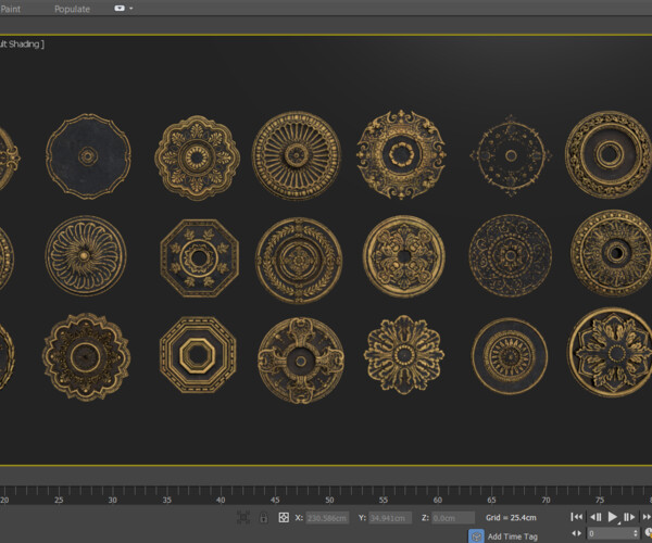 ArtStation - 4K Classical ceiling | Resources