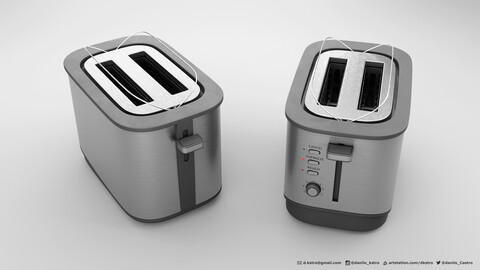 Toaster | 3D model | 4k Textures