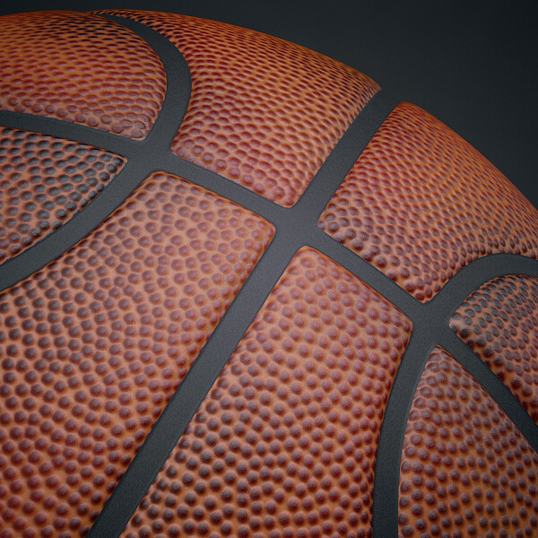 ArtStation Spalding Official Used Basketball Game Ball Game Assets