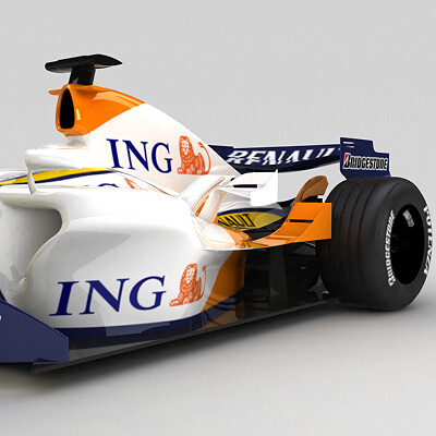 ArtStation - F1 2007 ING Renault R27 | Resources