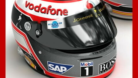 Helmet F1 2007 Fernando Alonso