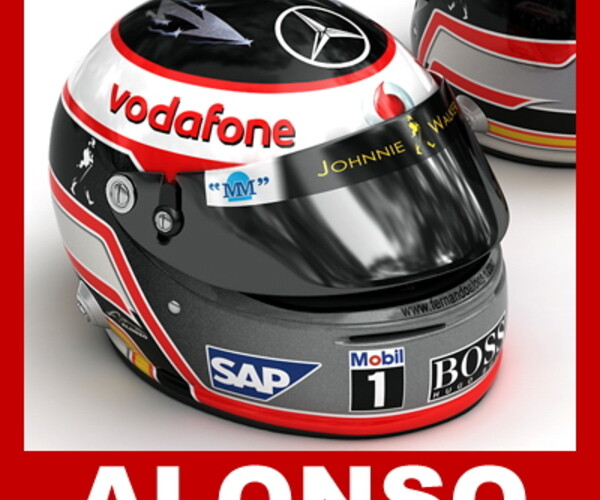 fernando alonso 2007 helmet