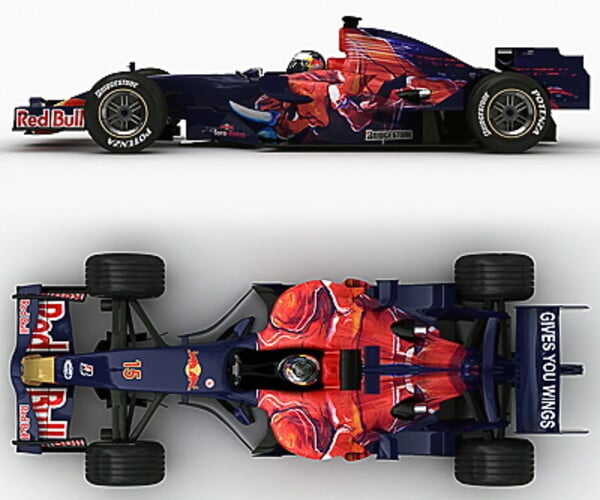 中古】 F1速報×MS-models SCUDERIA TORO ROSSO STR3 ミニカー