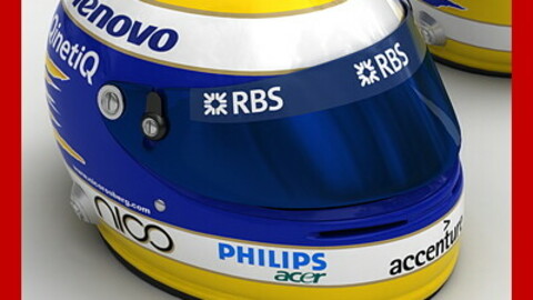 Helmet F1 2008 2009 Nico Rosberg