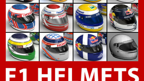 F1 2008 Helmets