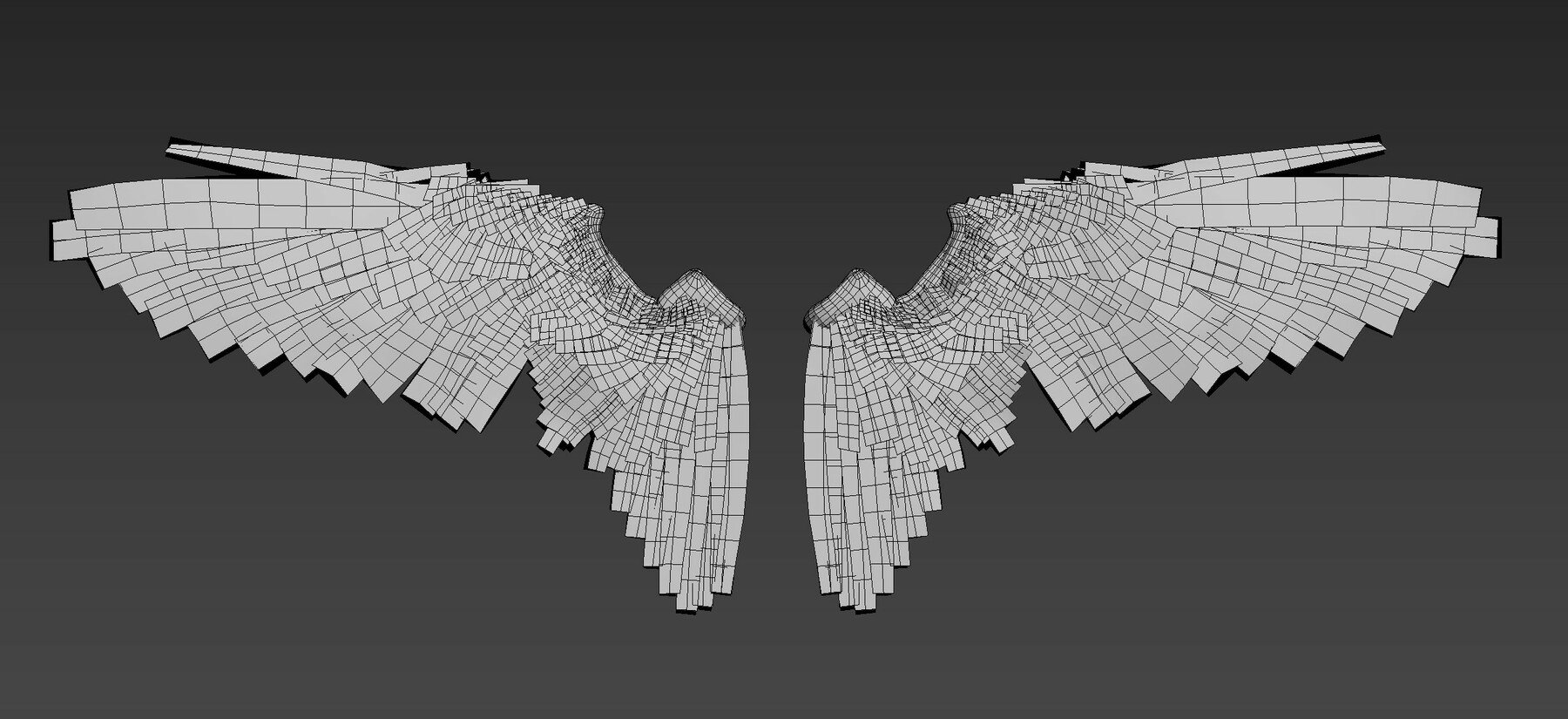 wings 3d high poly wings 3d high poly