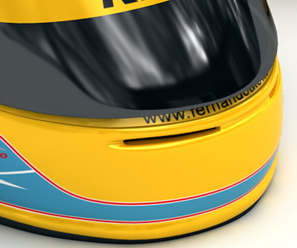 ArtStation - Helmet F1 2009 Fernando Alonso | Resources