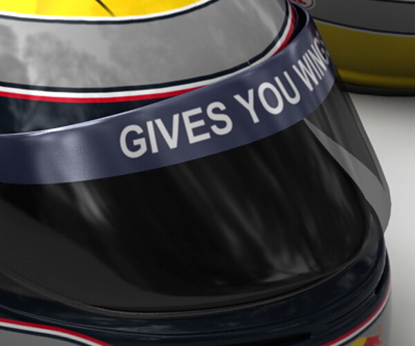 ArtStation Helmet F1 2009 Sebastien Buemi and Sebastien Bourdais Resources