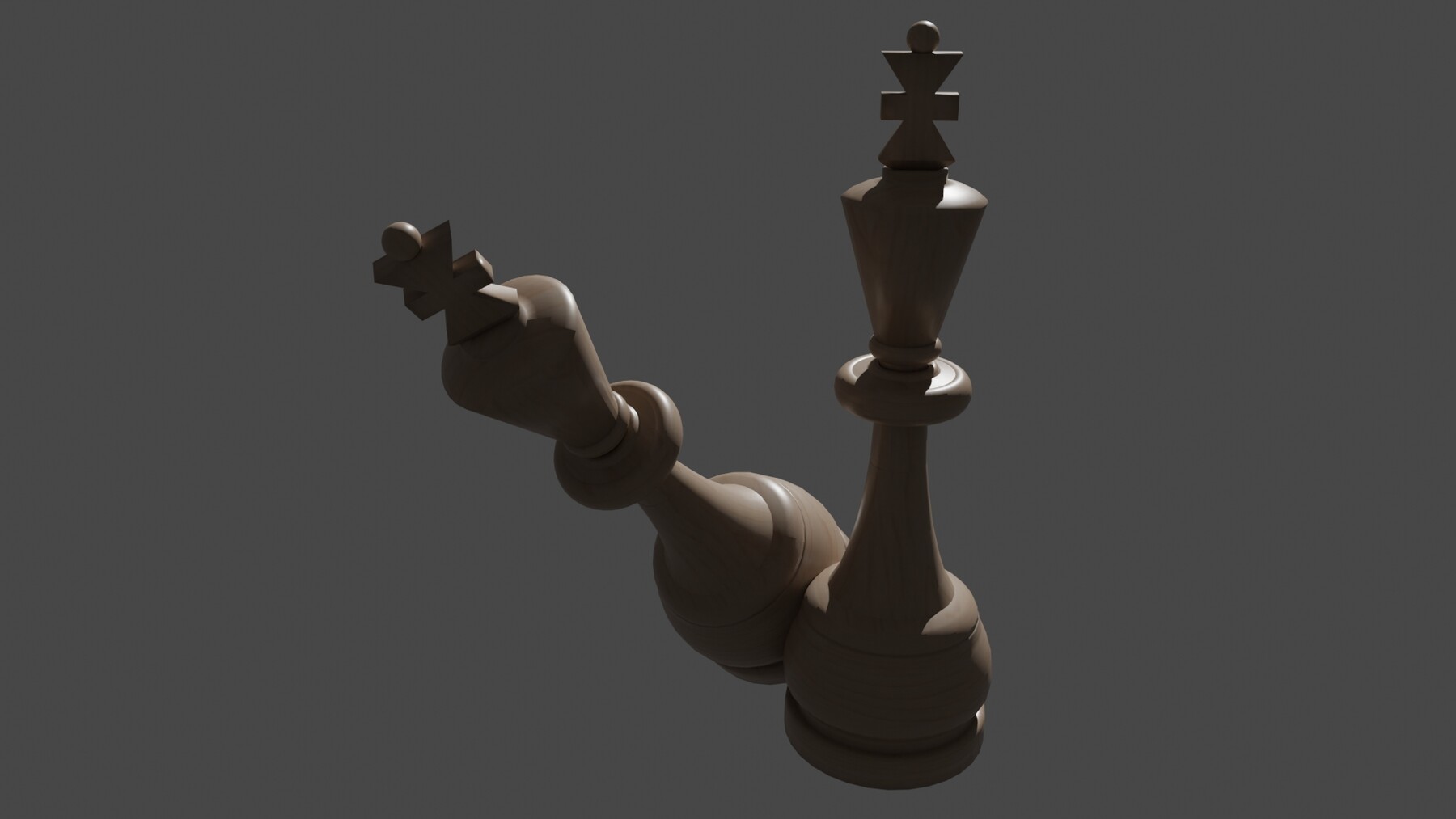 ArtStation Wooden King Chess Piece Resources