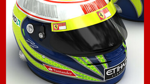 Helmet F1 2010 Felipe Massa