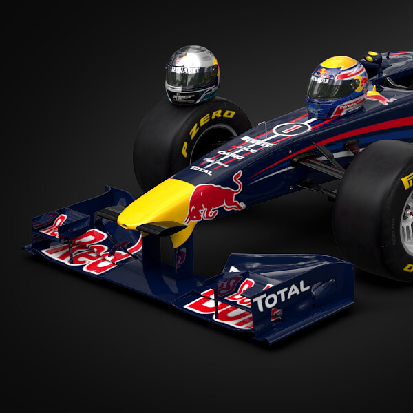 ArtStation - F1 2011 Red Bull Racing RB7 | Resources