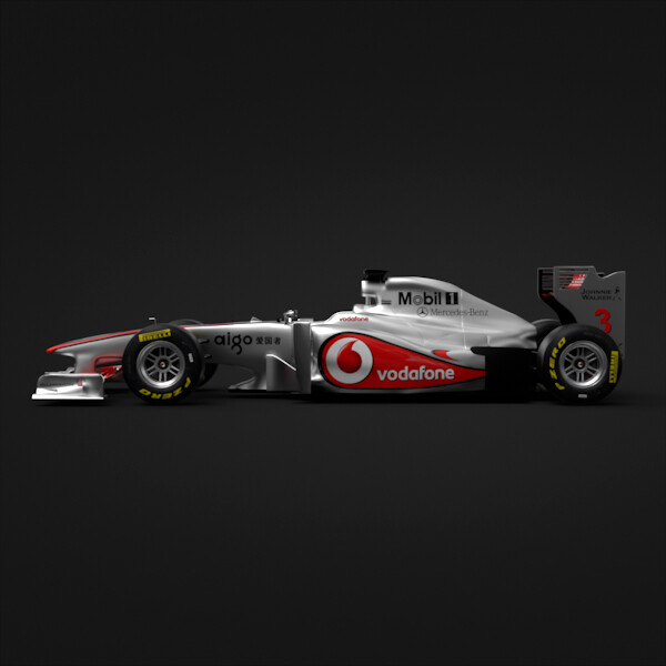 ArtStation - F1 2011 McLaren MP4-26 Vodafone Mercedes