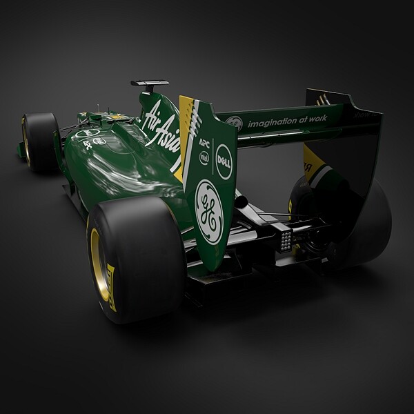 ArtStation F1 2012 Caterham CT01 Game Assets