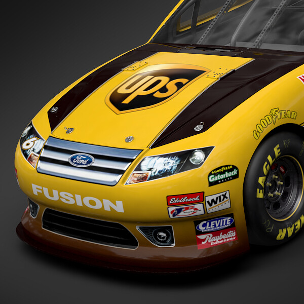 ArtStation - Nascar 2011 Car - David Ragan Ford Fusion #6 | Resources