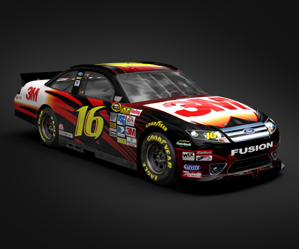 scx digital Ford Fusion number 16 Greg Biffle 3M livery 