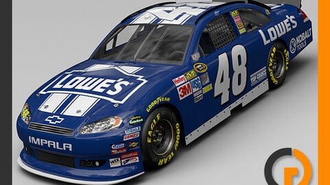 Nascar 2012 Car - Jimmie Johnson Chevrolet Impala #48