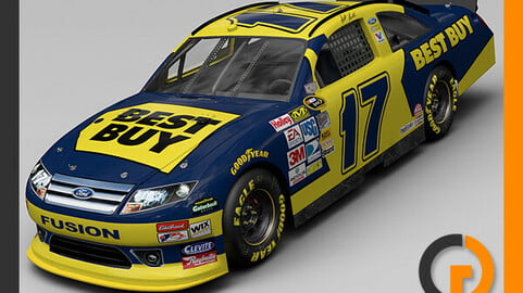 Nascar 2012 Car - Matt Kenseth Ford Fusion #17