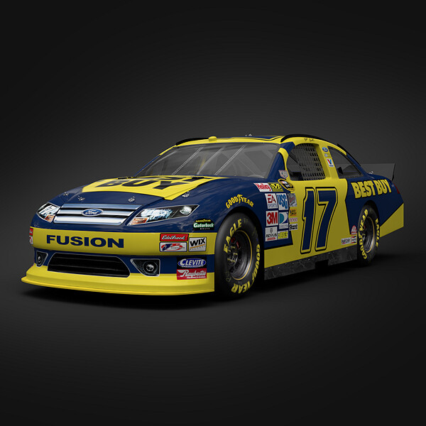 ArtStation - Nascar 2012 Car - Matt Kenseth Ford Fusion #17