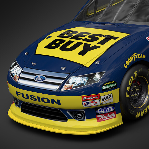 ArtStation - Nascar 2012 Car - Matt Kenseth Ford Fusion #17