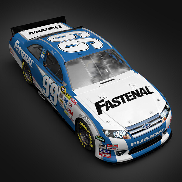 #99 Carl Edwards Fastenal Ford 2013 1/32nd Scale Slot Car Waterslide Decals 