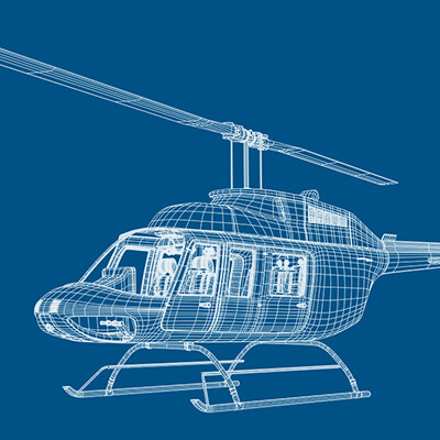 Bell 206 чертеж