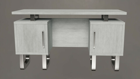 Office Desk- Low Poly