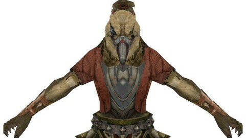 Eagle Character 3D Model