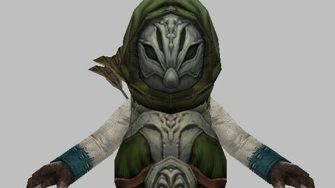 Raccoon archer 3D Model