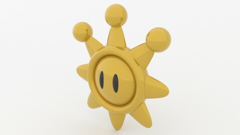 Shine Sprite - Mario series 3D Print Model