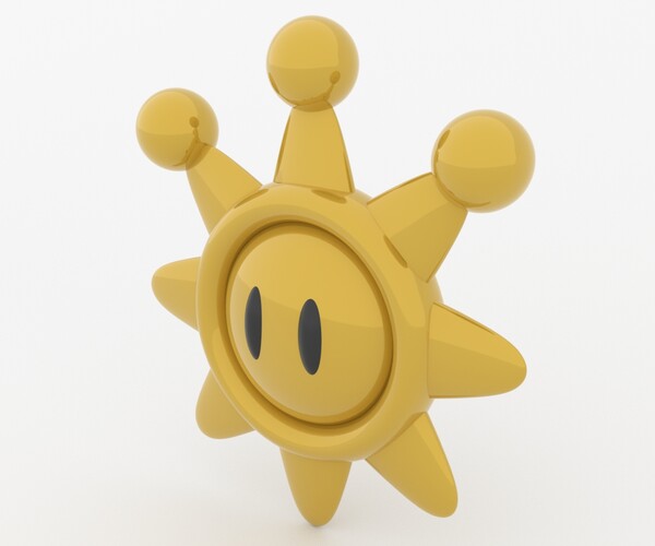ArtStation - Shine Sprite - Mario series 3D Print Model | Resources