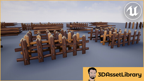 Stylized Fence Set Vol 1