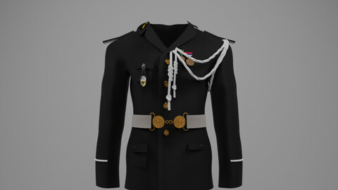 Costume gendarme - Haut