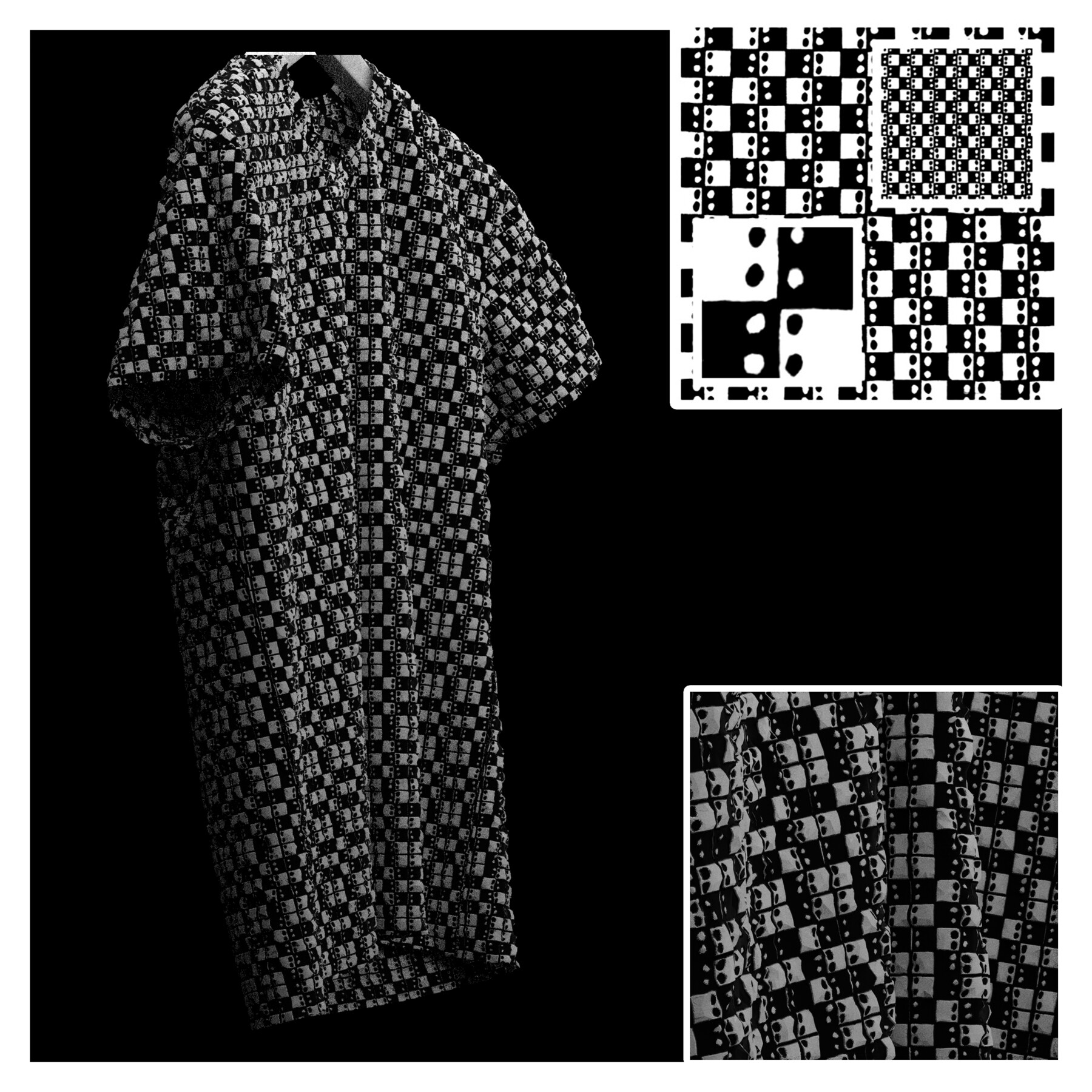 ArtStation 12 .Fabric patterns. CLO3D + MD Tutorials