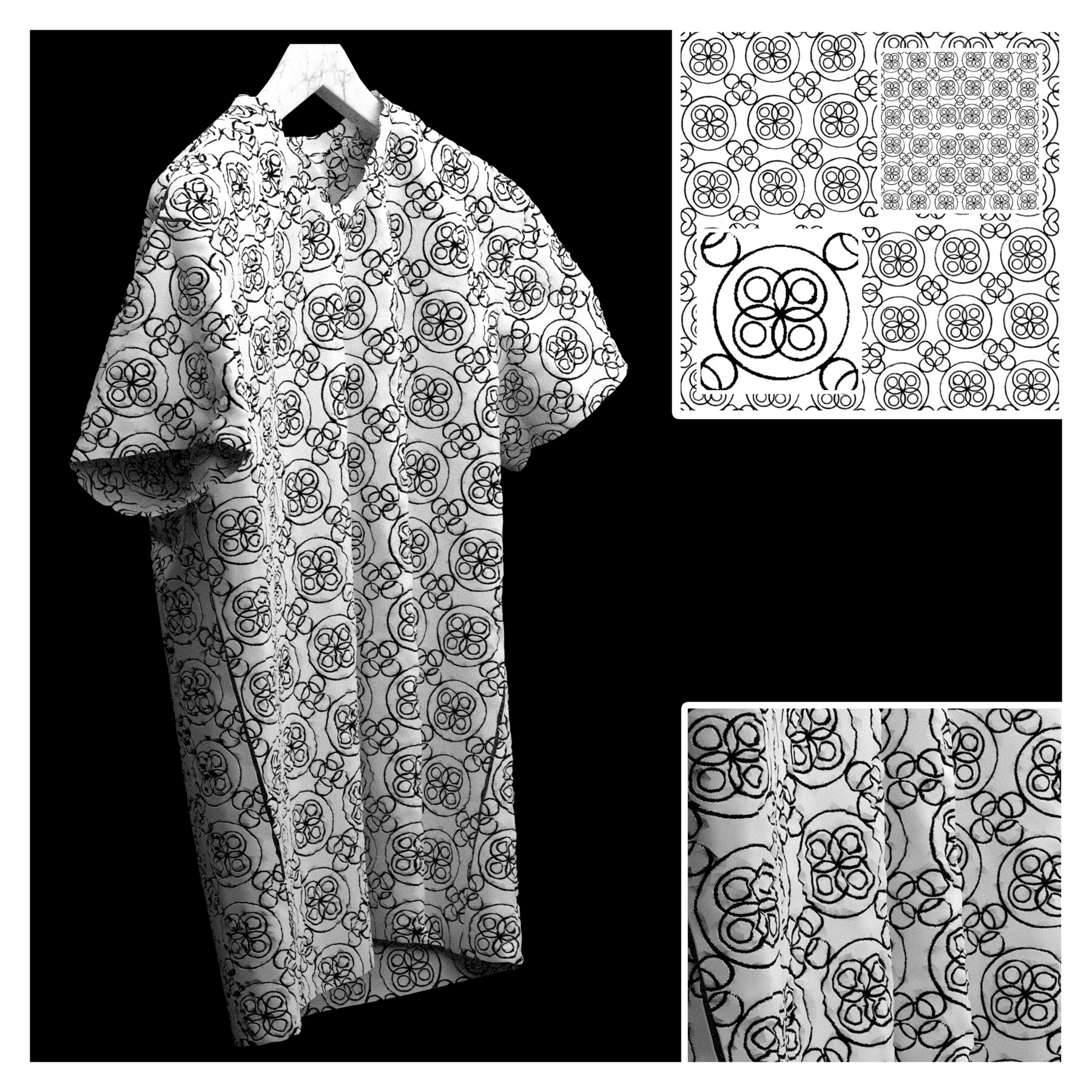 ArtStation 12 .Fabric patterns. CLO3D + MD Tutorials