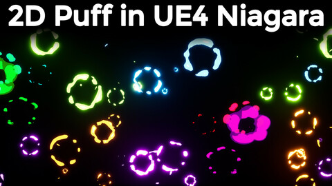 2D Puff Effect in UE4.26 Niagara