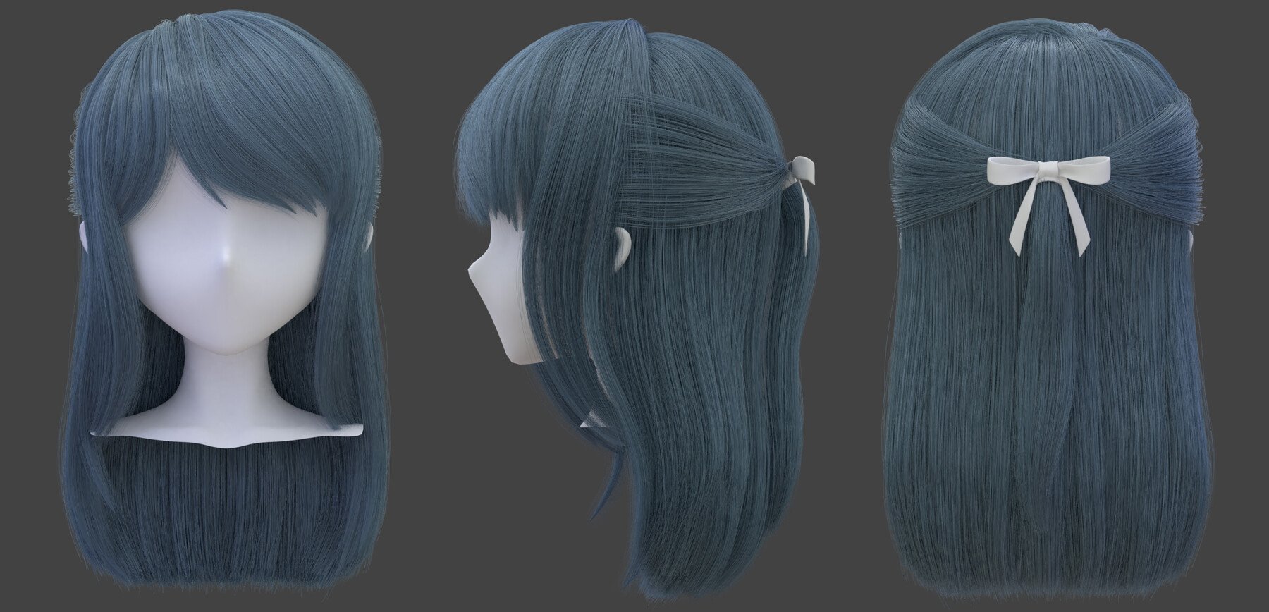 ArtStation - Anime Boy Hairstyles Pack (.Blend Files) | Game Assets