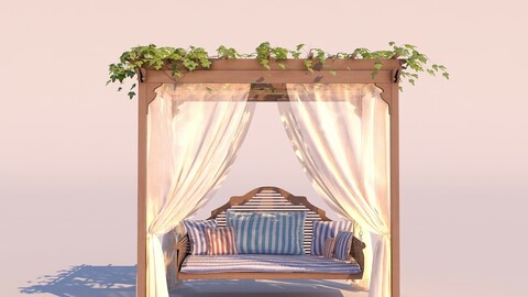 Modern Wooden Pergola - 05