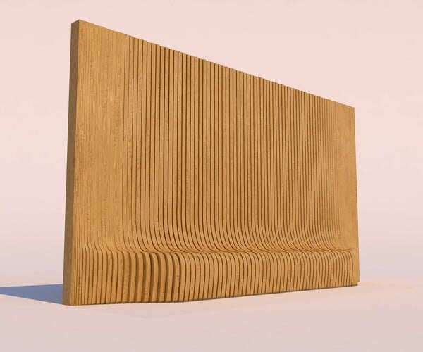 ArtStation - Parametric Wall-Bench | Resources