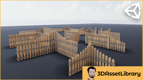 Fence Set Vol 1 For Unity Engine