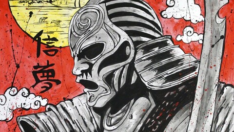 Самурай арт (65 х 85 см)