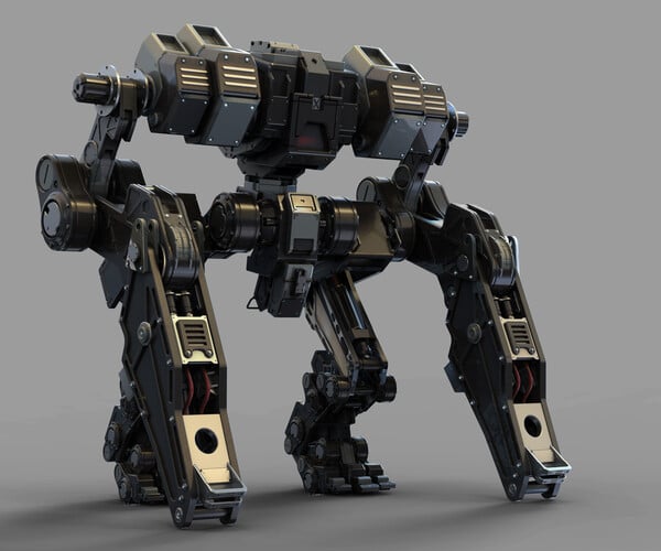 ArtStation - MECH SERIES #2 - Heavy One - Gorilla Mesh | Resources