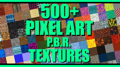 Pixel Art PBR Textures Bundle