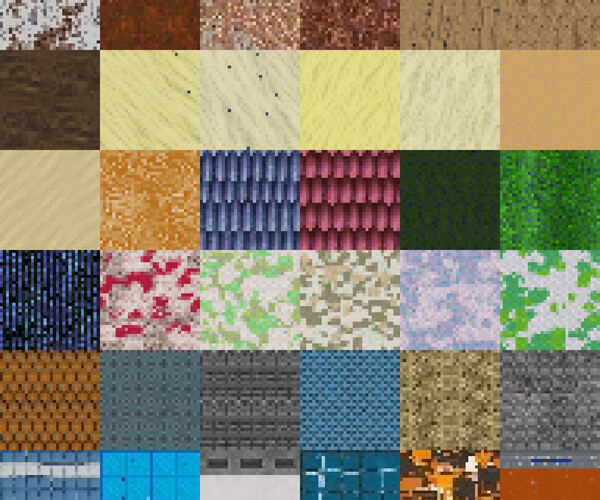 ArtStation - Pixel Art PBR Textures Bundle | Resources