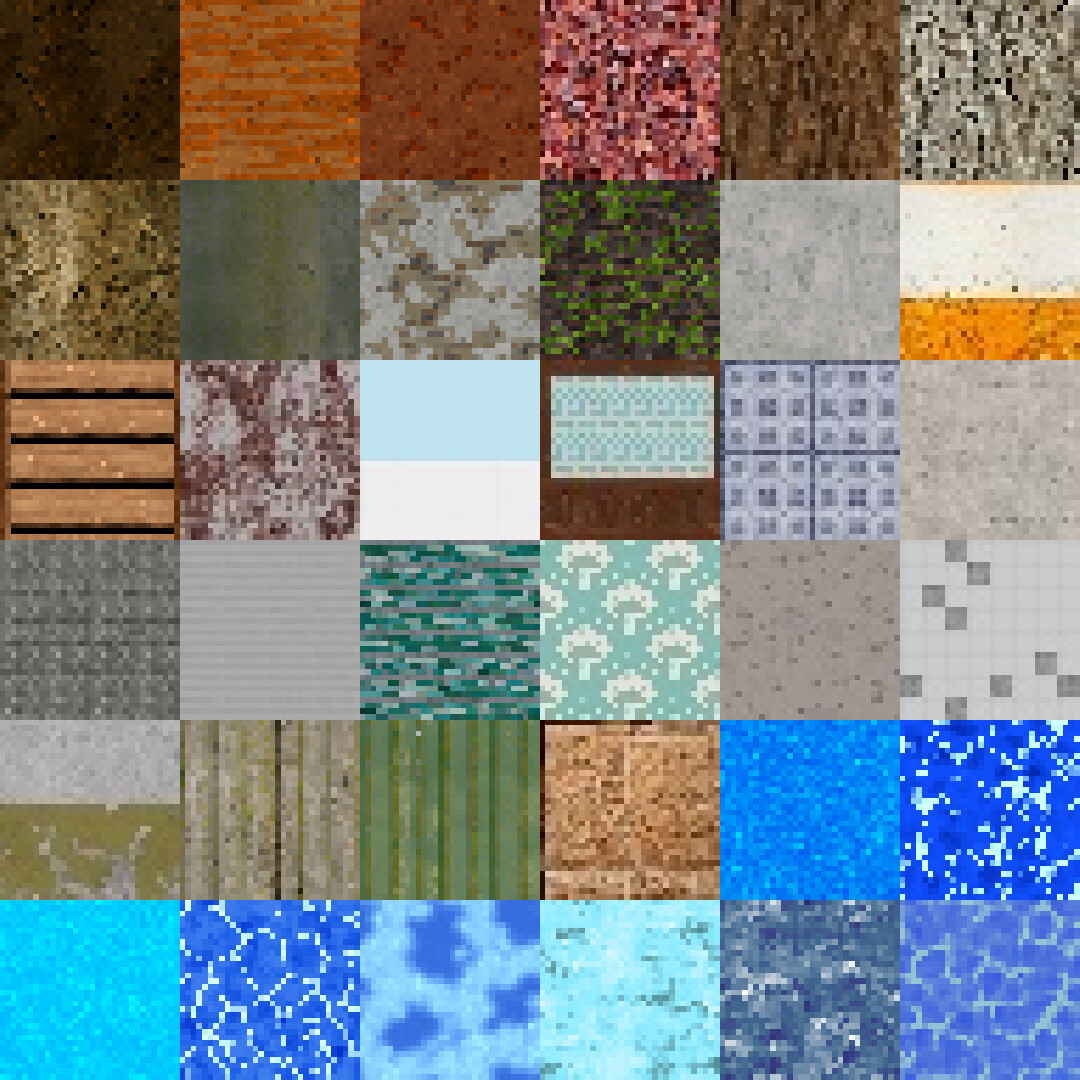 ArtStation - Pixel Art PBR Textures Bundle | Resources