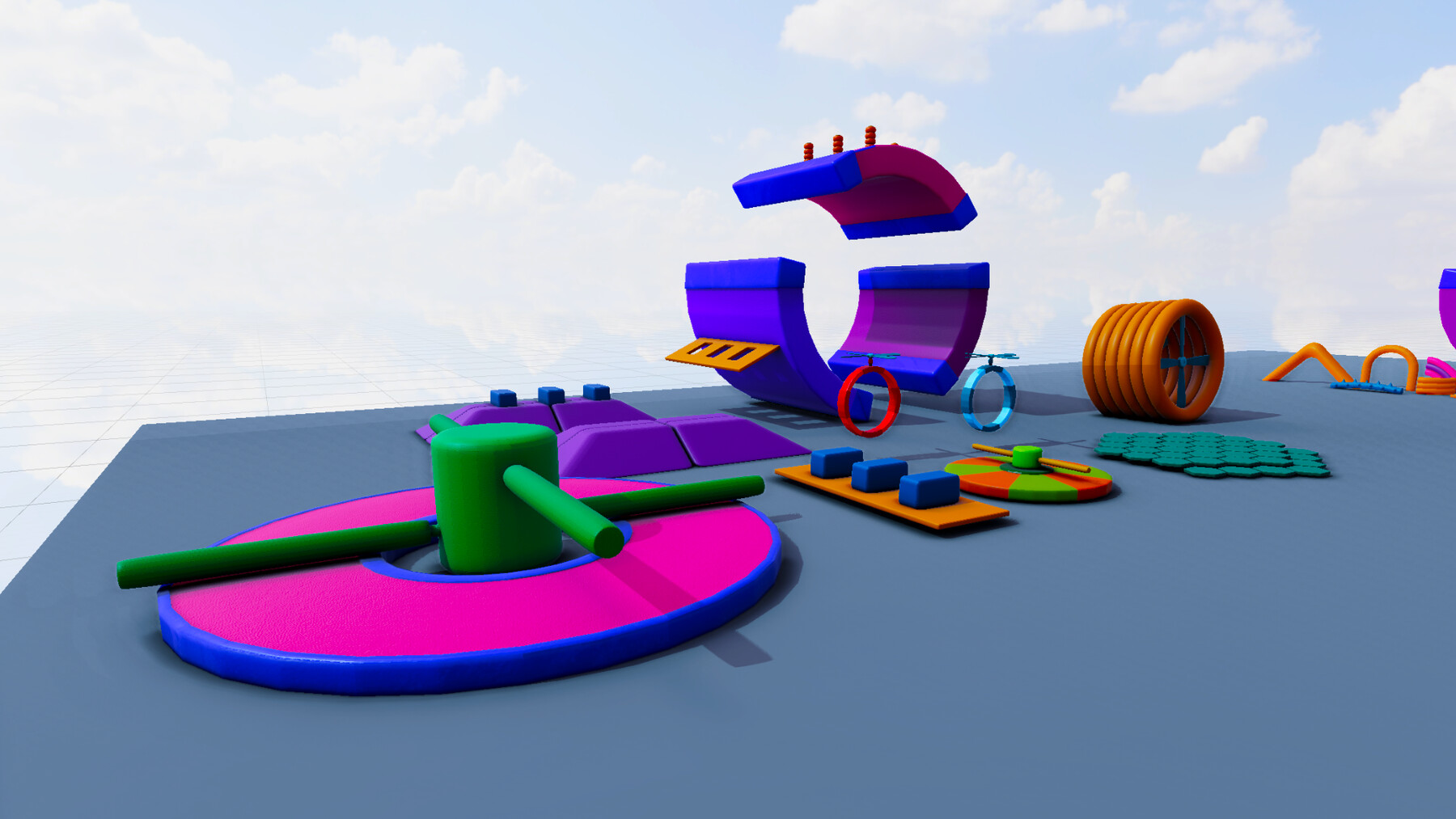 ArtStation - Fun Obstacle Course Expansion For Unity Engine | Game Assets