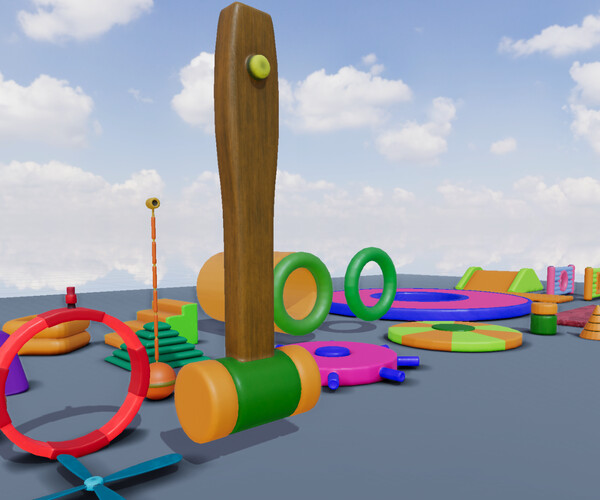 ArtStation - Fun Obstacle Course Expansion For Unity Engine | Game Assets