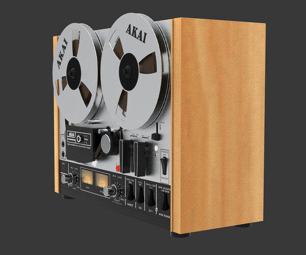 Reel to Reel Cassette Tape, 3D CAD Model Library